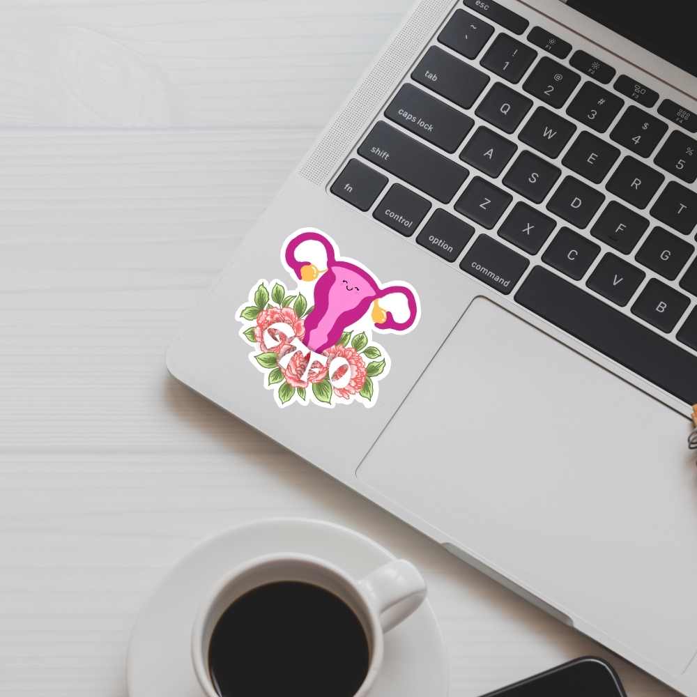 GTFO Uterus Sticker | Salt & Paper - Image 3