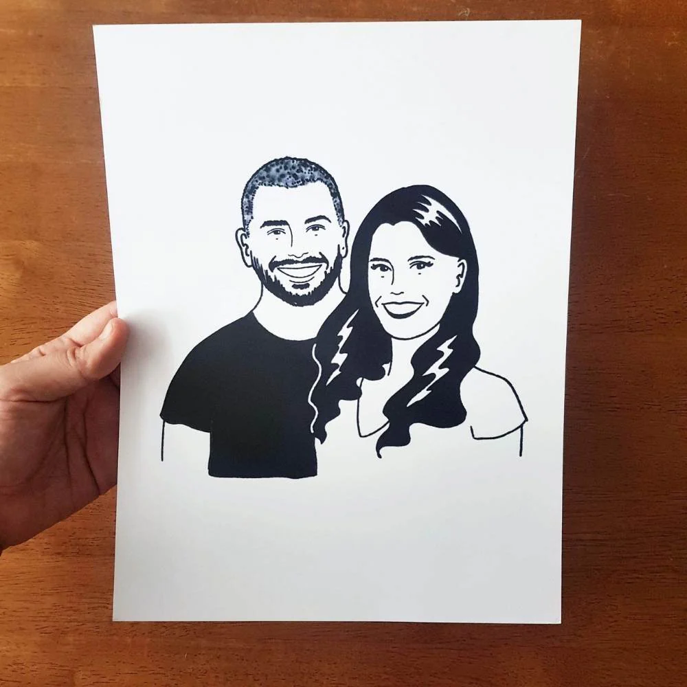 Solo Custom Portrait Digital Illustration | Salt & Paper - Image 5